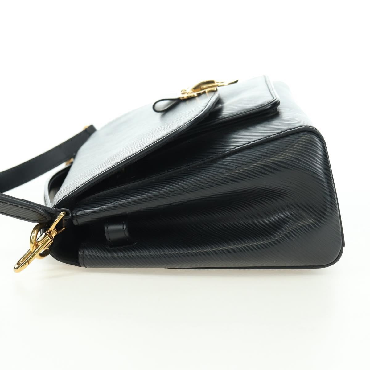 Louis Vuitton Boccador Handbag Epi Leather Black Leather Shoulder Bag Bag (Authentic Pre-Loved)