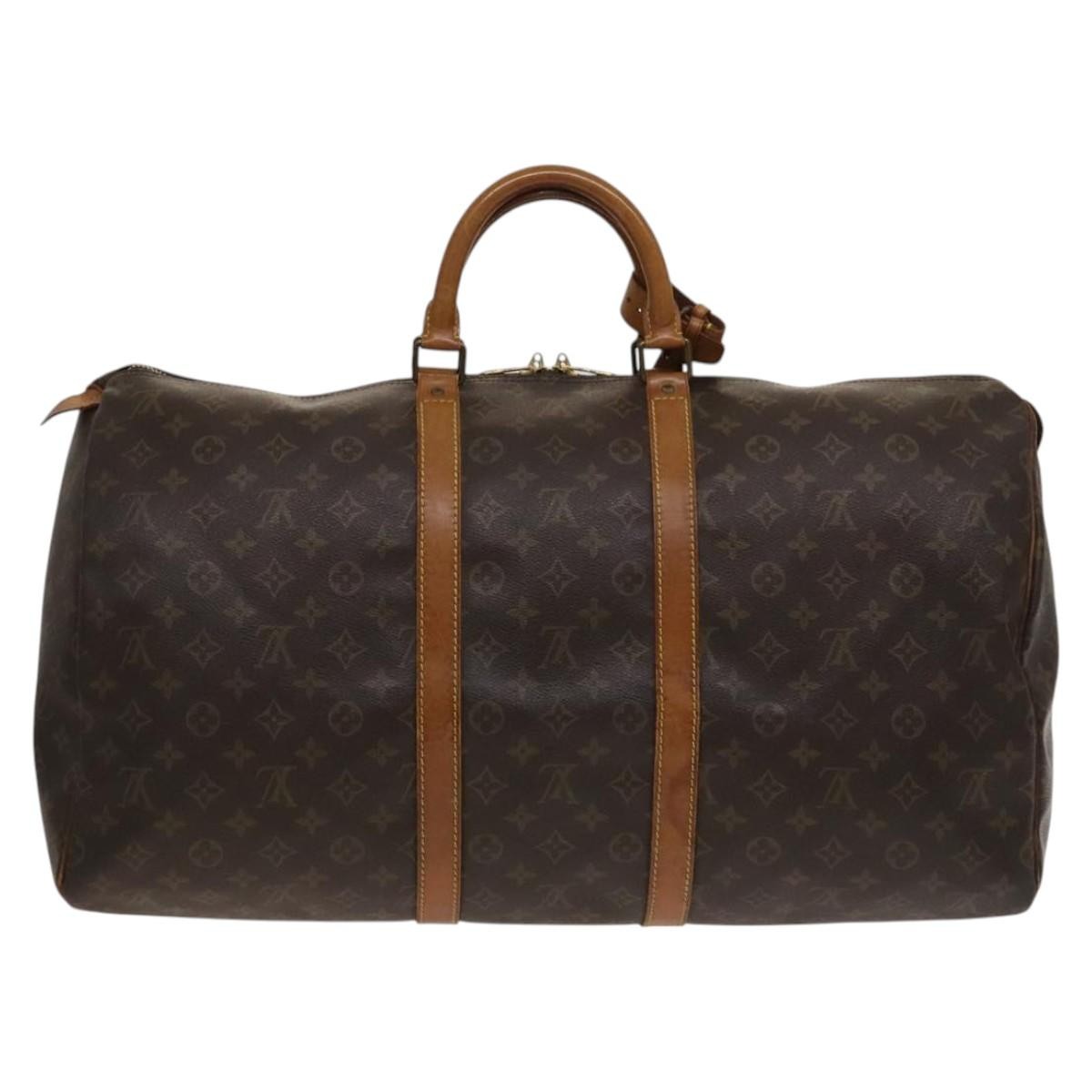 Louis Vuitton Louis Vuitton Keepall Bag Monogram Canvas Brown Canvas Travel Bag Bag (Pre-Loved)