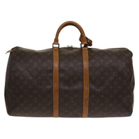 Louis Vuitton Louis Vuitton Keepall Bag Monogram Canvas Brown Canvas Travel Bag Bag (Pre-Loved)