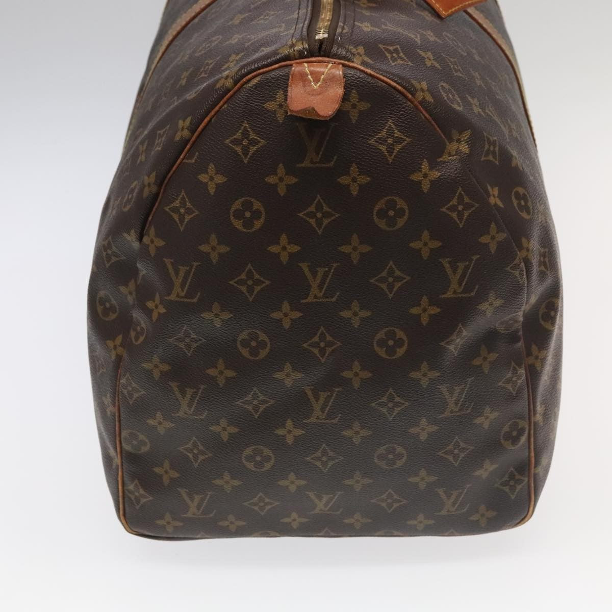 Louis Vuitton Keepall Bag Monogram Canvas Brown Canvas Travel Bag Bag (Pre-Loved)