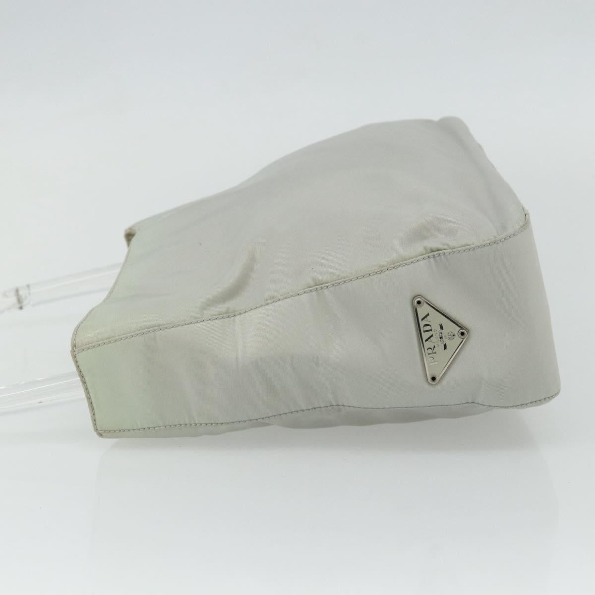 Prada Resin Handle Shoulder Bag Tessuto Clear Nylon Shoulder Bag Bag (Pre-Loved)