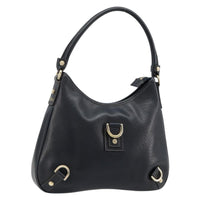 Gucci Gucci Abbey D-Ring Hobo Leather Navy Leather Handbag (Authentic Pre-Loved)