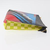 Louis Vuitton Toiletry Pouch Limited Edition Race Print Canvas Multicolour Canvas Clutche & Pouche Bag (Pre-Loved)