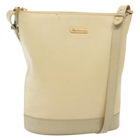 Burberry Shoulder Bag Leather Beige Leather Shoulder Bag Bag (Pre-Loved)