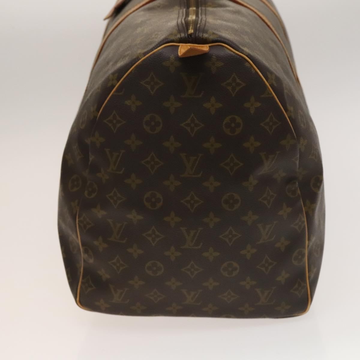 Louis Vuitton Keepall Bag Monogram Canvas Brown Canvas Travel Bag Bag (Authentic Pre-Loved)