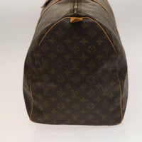 Louis Vuitton Keepall Bag Monogram Canvas Brown Canvas Travel Bag Bag (Authentic Pre-Loved)