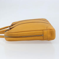 Louis Vuitton Porte-Documents Voyage Briefcase Damier Infini Leather Yellow Leather Briefcase Bag (Authentic Pre-Loved)
