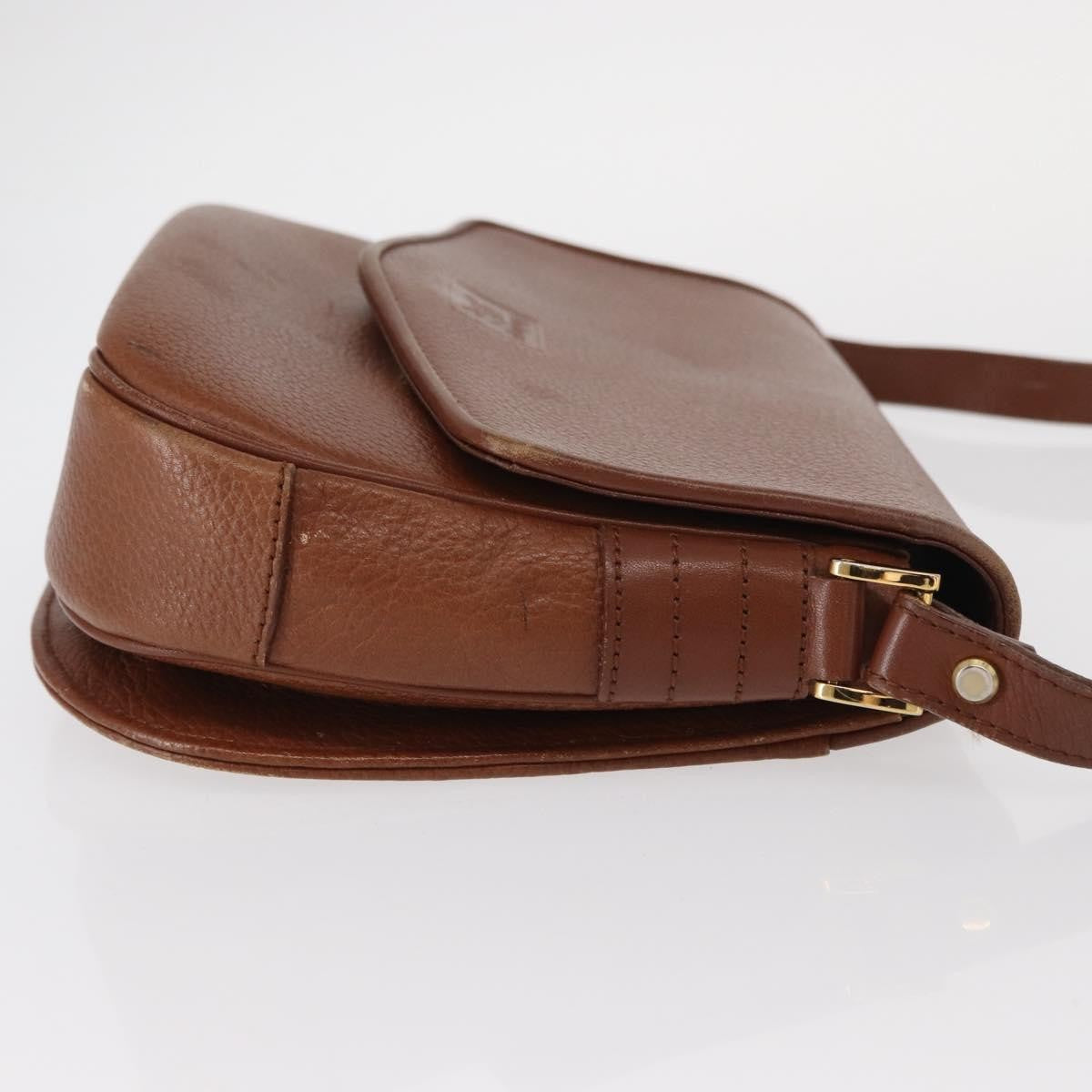 Burberry Vintage Shoulder Bag Leather Brown Leather Shoulder Bag Bag (Pre-Loved)