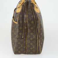 Louis Vuitton Alize Bag Monogram Canvas Brown Canvas Travel Bag Bag (Pre-Loved)