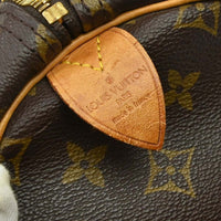 Louis Vuitton Keepall Bag Monogram Canvas Brown Canvas Travel Bag Bag (Pre-Loved)