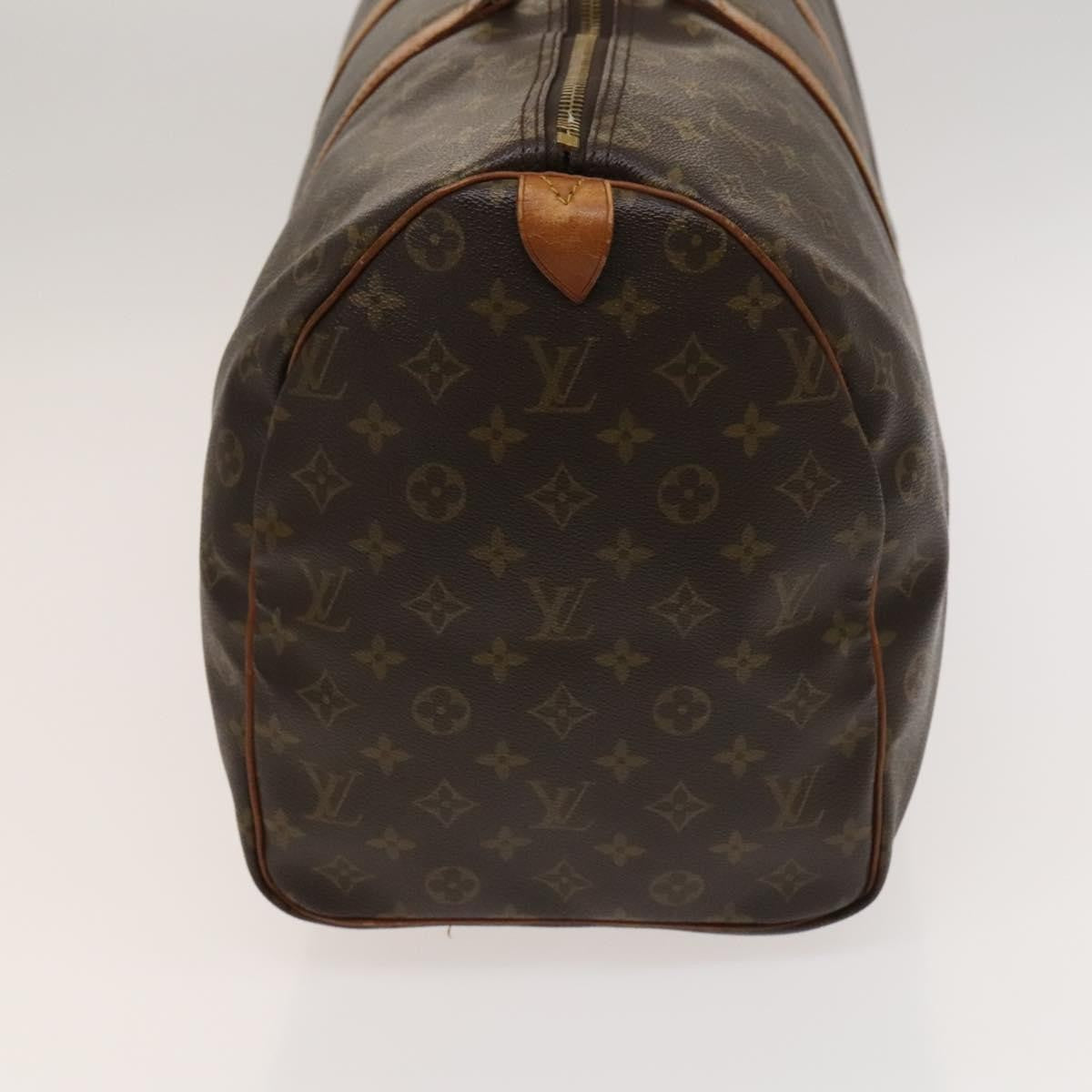Louis Vuitton Keepall Bag Monogram Canvas Brown Canvas Travel Bag Bag (Authentic Pre-Loved)