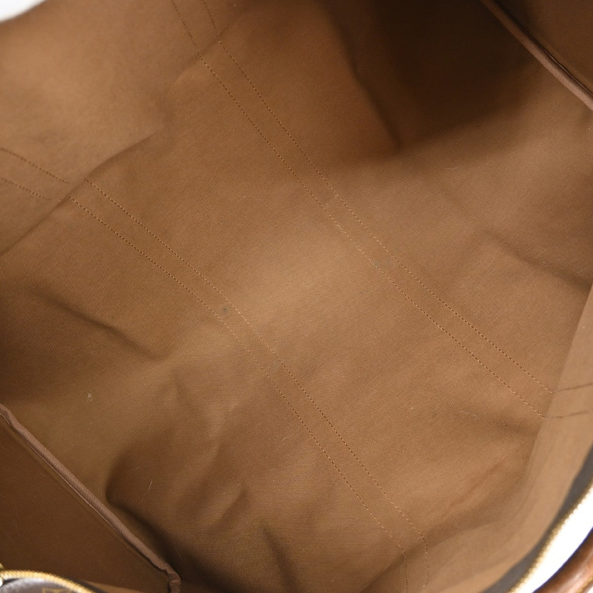 Louis Vuitton Keepall Bag Monogram Canvas Brown Canvas Travel Bag Bag (Pre-Loved)