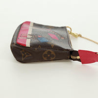Louis Vuitton Pochette Accessoires Limited Edition Christmas Animation Monogram Canvas Multicolour Canvas Clutche & Pouche Bag (Pre-Loved)