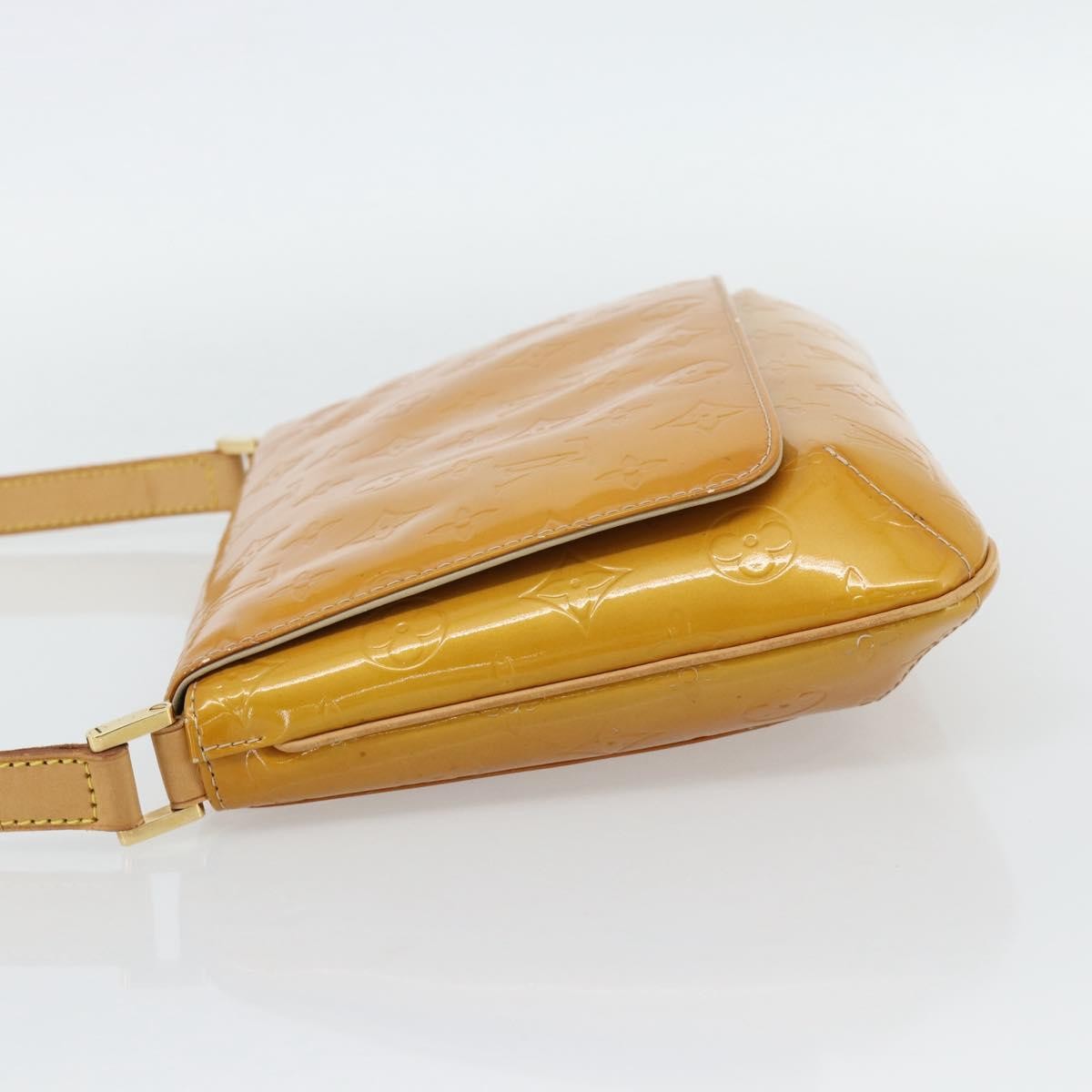 Louis Vuitton Thompson Street Handbag Monogram Vernis Yellow Patent_Leather Shoulder Bag Bag (Authentic Pre-Loved)