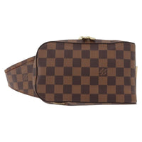 Louis Vuitton Geronimos Waist Bag Damier Brown Canvas Shoulder Bag Bag (Authentic Pre-Loved)