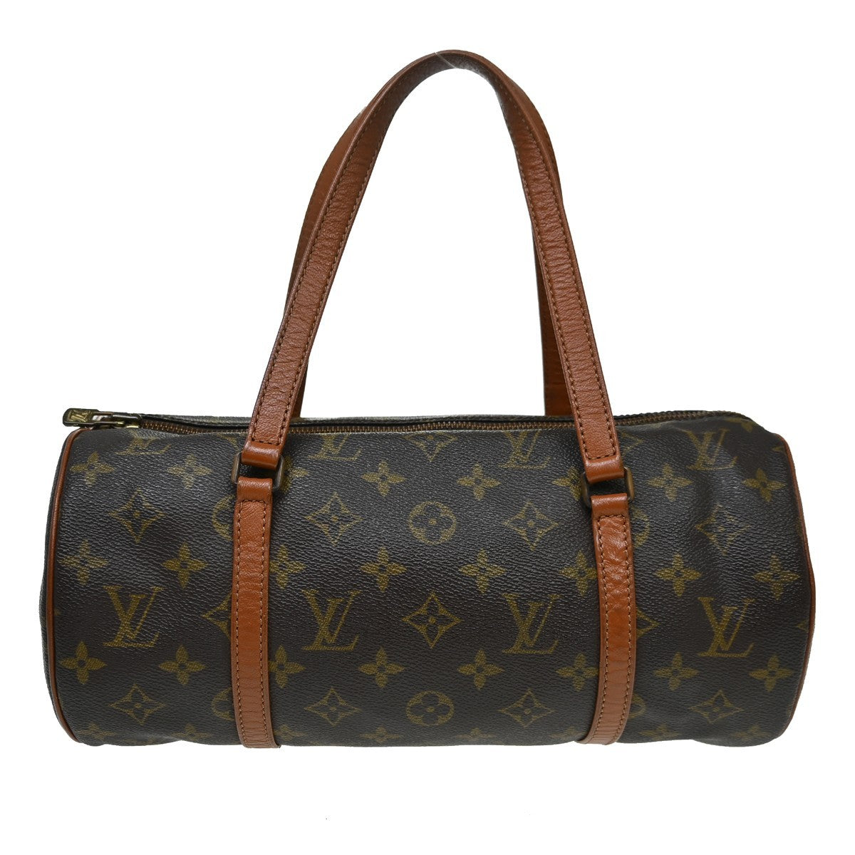 Louis Vuitton Papillon Handbag Monogram Canvas Brown Canvas Handbag (Pre-Loved)