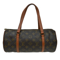 Louis Vuitton Papillon Handbag Monogram Canvas Brown Canvas Handbag (Pre-Loved)