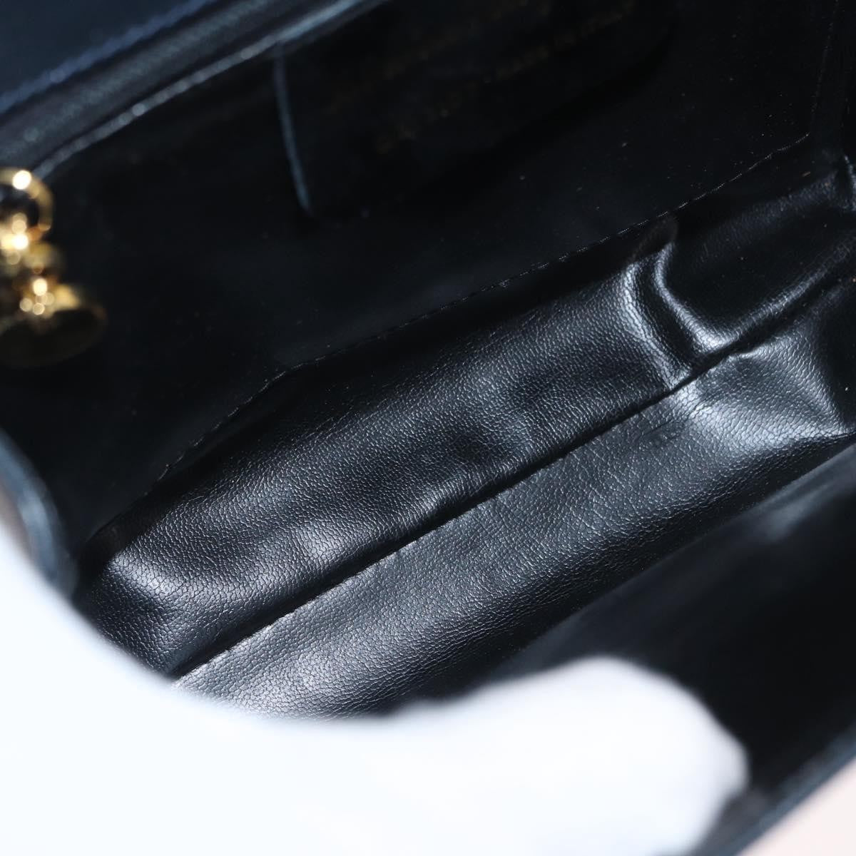 Salvatore Ferragamo Salvatore Ferragamo Vala Shoulder Bag Leather Navy Leather Shoulder Bag Bag (Pre-Loved)