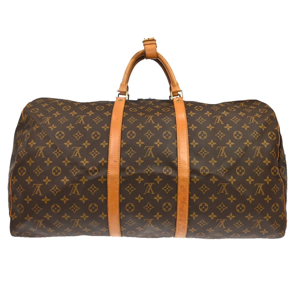 Louis Vuitton Louis Vuitton Keepall Bag Monogram Canvas Brown Canvas Travel Bag Bag (Pre-Loved)