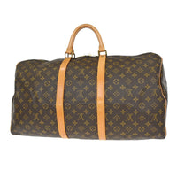 Louis Vuitton Louis Vuitton Keepall Bag Monogram Canvas Brown Canvas Travel Bag Bag (Pre-Loved)