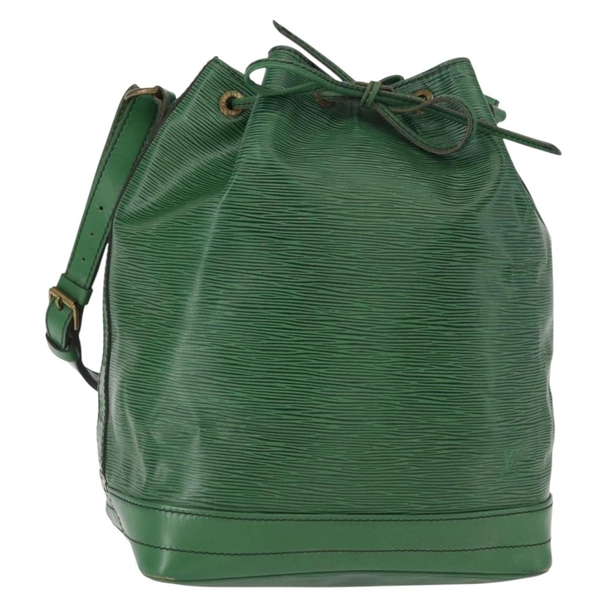Louis Vuitton Noe Handbag Epi Leather Green Leather Shoulder Bag Bag (Authentic Pre-Loved)