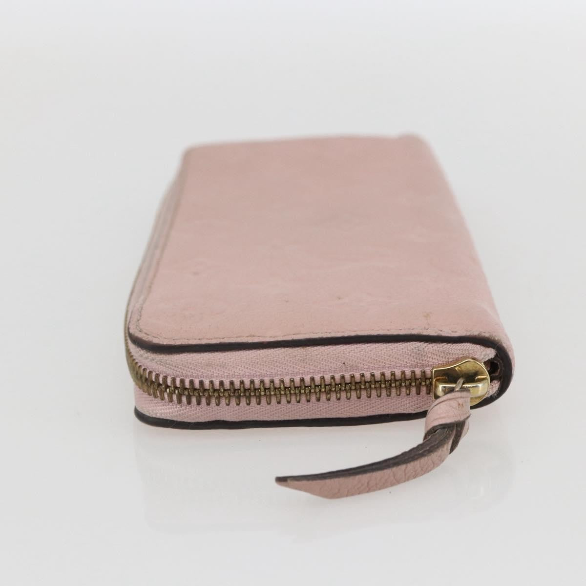 Louis Vuitton Clemence Wallet Monogram Empreinte Leather Pink Leather Wallets Accessory (Pre-Loved)
