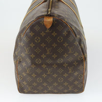 Louis Vuitton Keepall Bag Monogram Canvas Brown Canvas Travel Bag Bag (Authentic Pre-Loved)