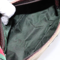 Gucci Sherry Line Pouch Canvas Beige Canvas Clutche & Pouche Bag (Authentic Pre-Loved)