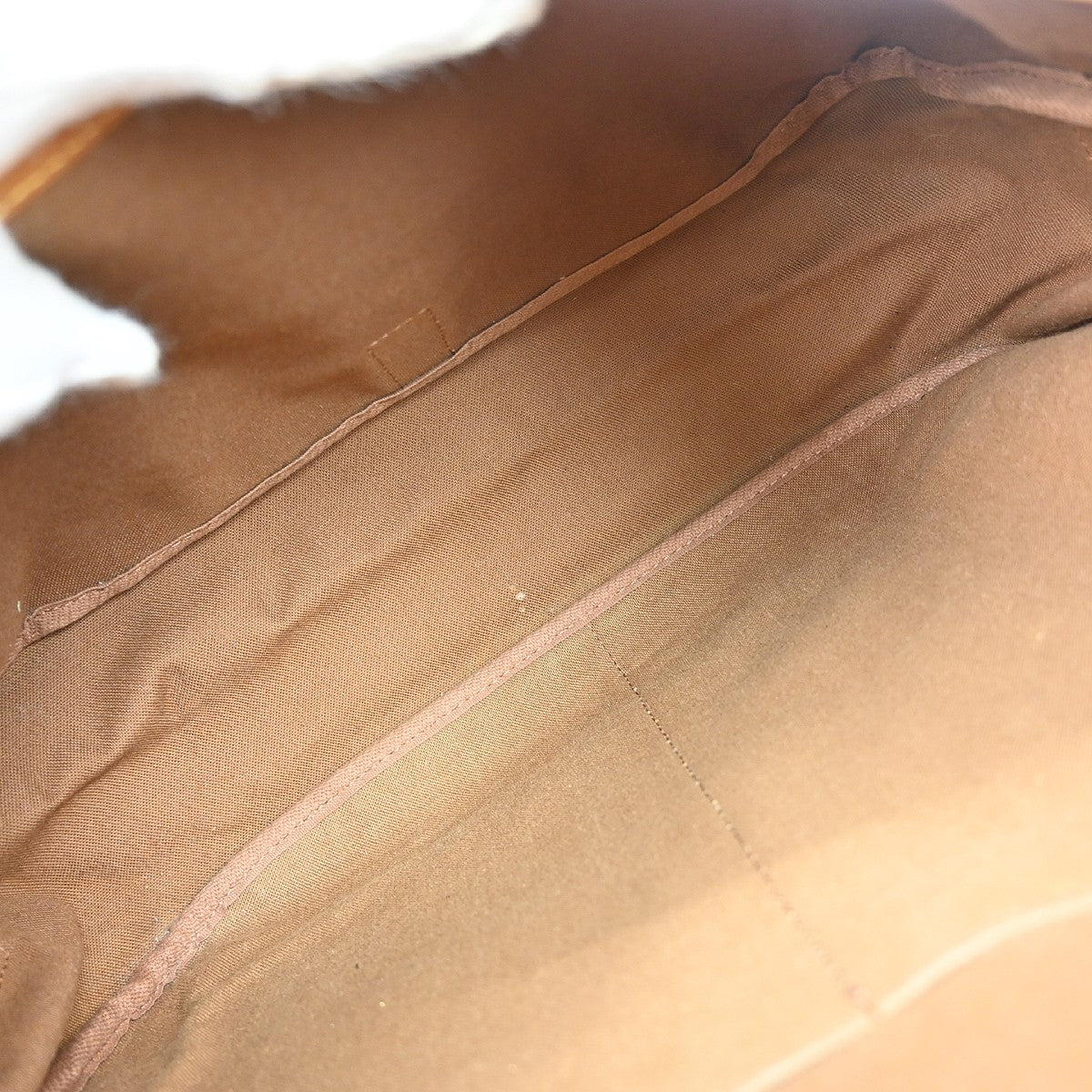 Louis Vuitton Saumur Handbag Monogram Canvas Brown Canvas Shoulder Bag Bag (Authentic Pre-Loved)