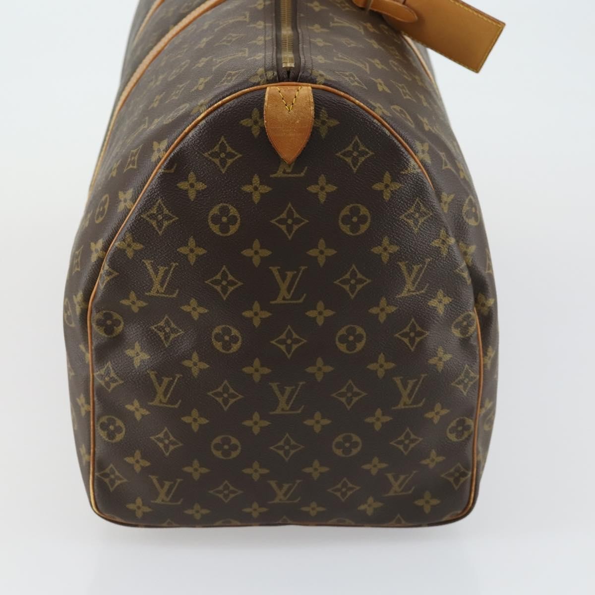 Louis Vuitton Keepall Bag Monogram Canvas Brown Canvas Travel Bag Bag (Pre-Loved)