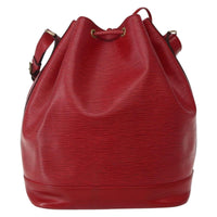 Louis Vuitton Noe Shoulder Bag Leather Red Leather Shoulder Bag Bag (Authentic Pre-Loved)