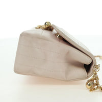 Chanel Chocolate Bar Accordion Reissue Flap Bag Quilted Lambskin Pink_Gold Leather Handbag (Authentic Pre-Loved)