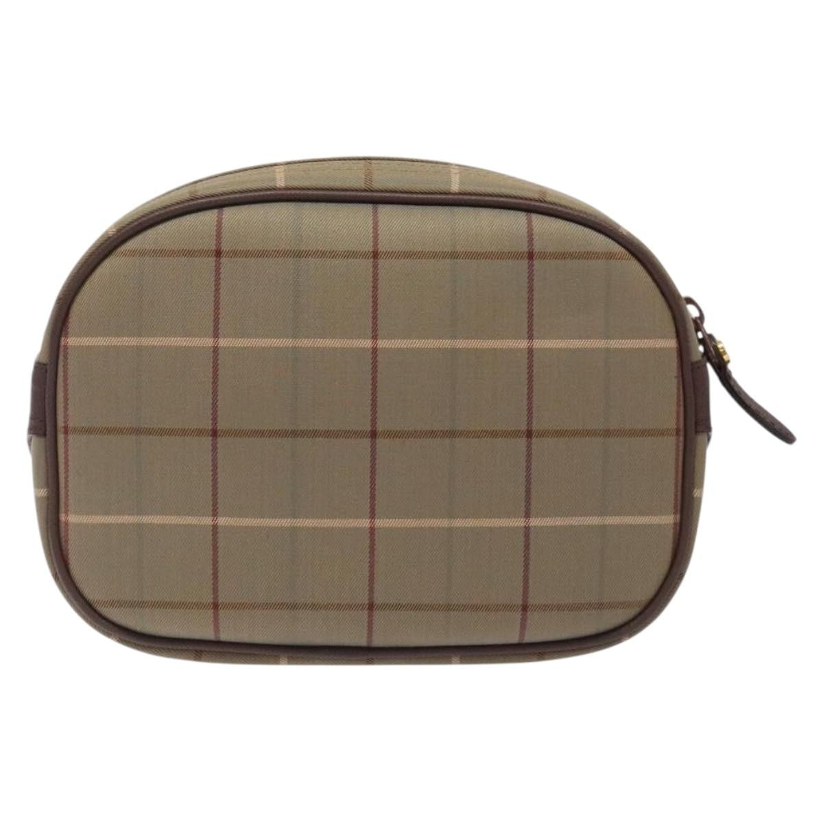 Burberry Nova Check Pochette Canvas Beige Canvas Clutche & Pouche Bag (Pre-Loved)