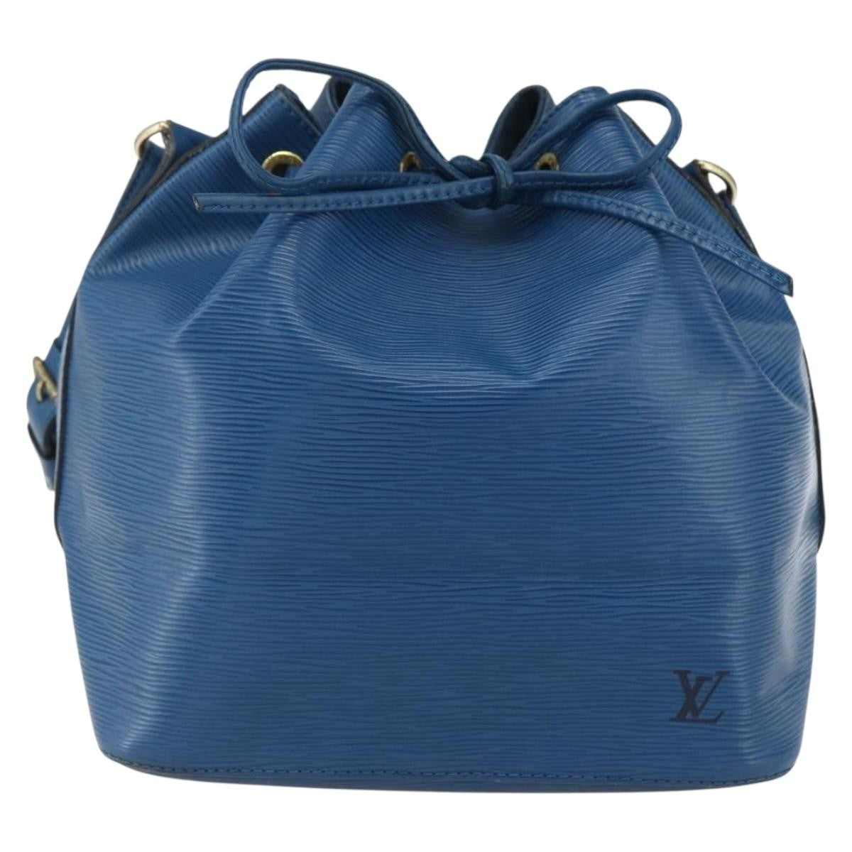 Louis Vuitton Noe Handbag Epi Leather Blue Leather Shoulder Bag Bag (Authentic Pre-Loved)