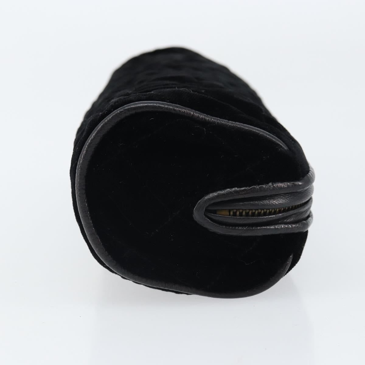 Chanel Vintage Gripoix Clutch Velvet Black Velvet Clutche & Pouche Bag (Authentic Pre-Loved)