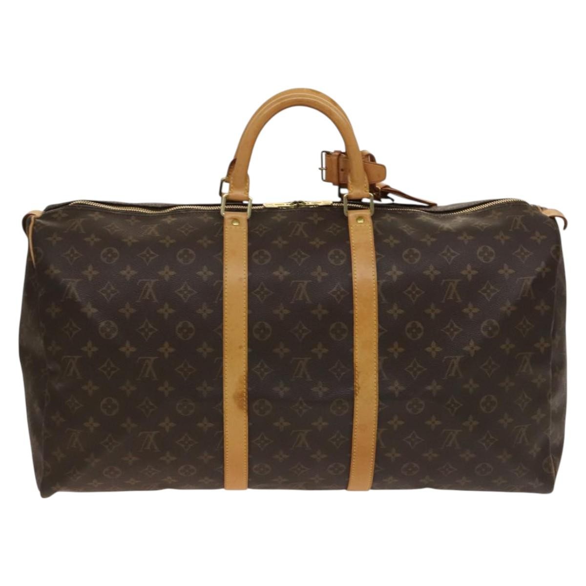 Louis Vuitton Louis Vuitton Keepall Bag Monogram Canvas Brown Canvas Travel Bag Bag (Pre-Loved)