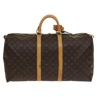 Louis Vuitton Louis Vuitton Keepall Bag Monogram Canvas Brown Canvas Travel Bag Bag (Pre-Loved)