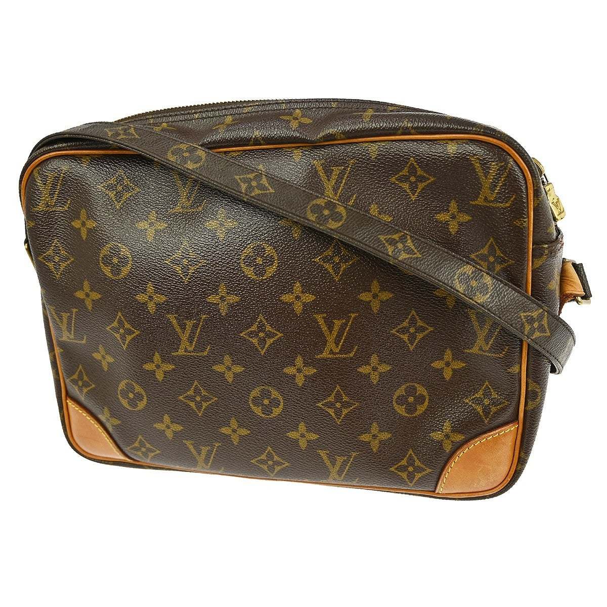 Louis Vuitton Louis Vuitton Nil Messenger Bag Monogram Canvas Brown Canvas Crossbody Bag Bag (Authentic Pre-Loved)
