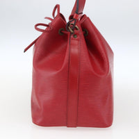 Louis Vuitton Petit Noe Handbag Epi Leather Red Leather Shoulder Bag Bag (Authentic Pre-Loved)