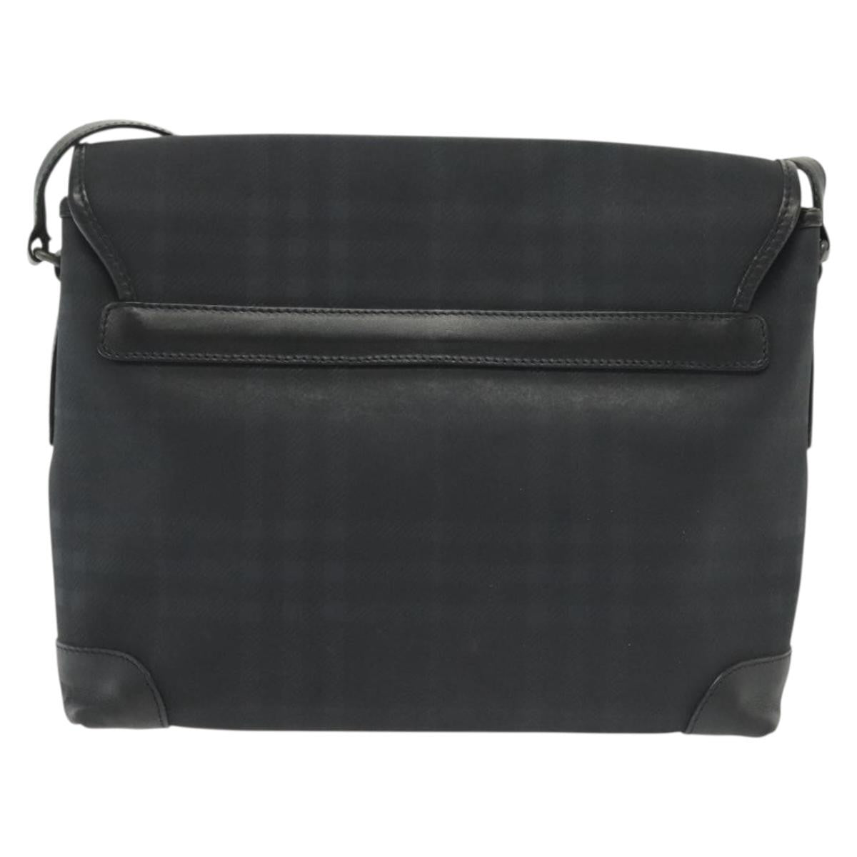 Burberry Nova Check Shoulder Bag Canvas Navy Canvas Shoulder Bag Bag (Authentic Pre-Loved)