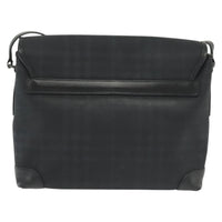 Burberry Nova Check Shoulder Bag Canvas Navy Canvas Shoulder Bag Bag (Authentic Pre-Loved)