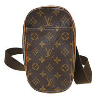 Louis Vuitton Louis Vuitton Pochette Gange Monogram Canvas Brown Canvas Clutche & Pouche Bag (Authentic Pre-Loved)