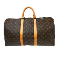 Louis Vuitton Louis Vuitton Keepall Bandouliere Bag Monogram Canvas Brown Canvas Travel Bag Bag (Authentic Pre-Loved)