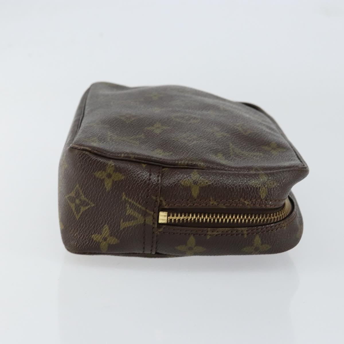 Louis Vuitton Trousse Toiletry Pouch Monogram Canvas Brown Canvas Toiletry Case Accessory (Pre-Loved)