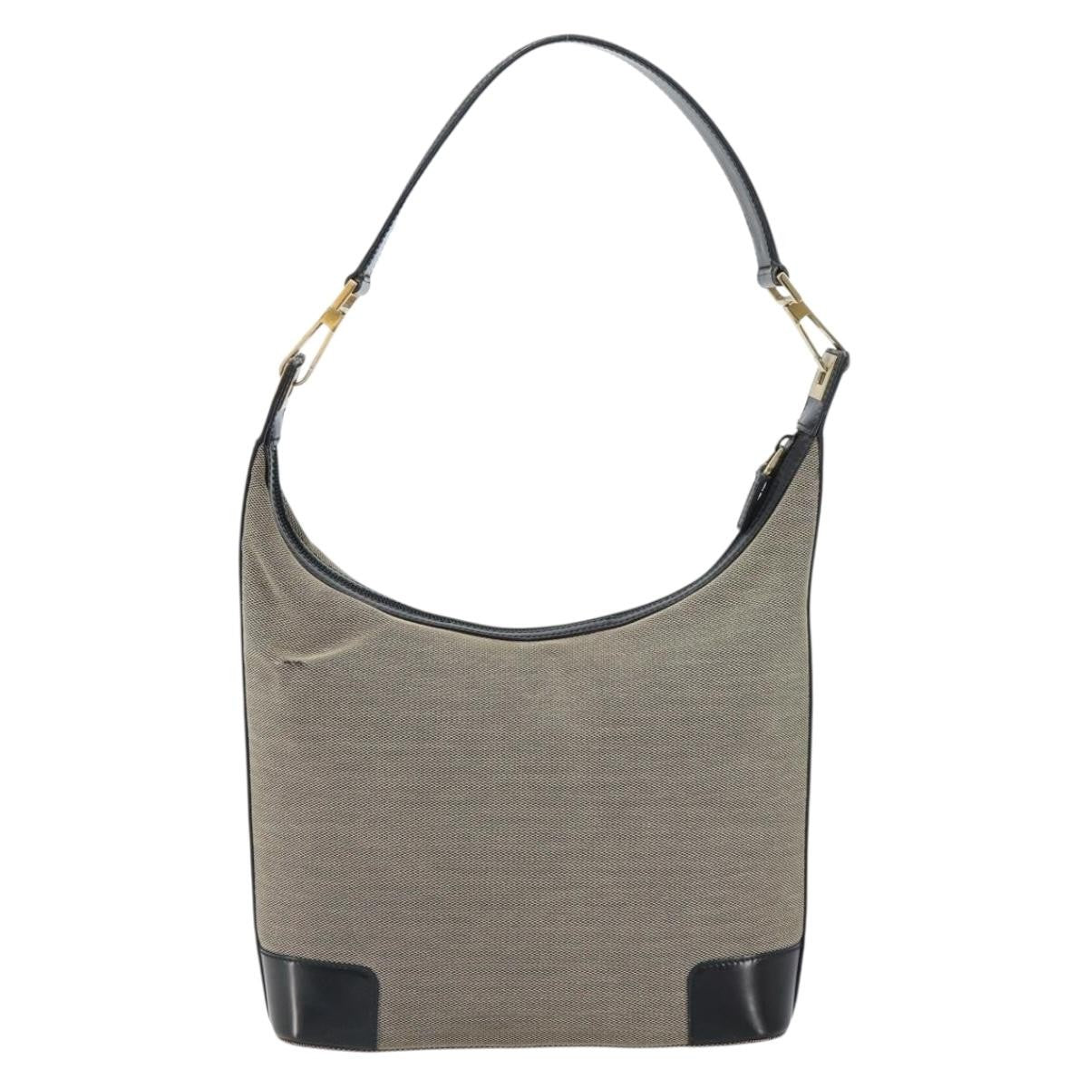 Gucci Zip Hobo Canvas Beige Canvas Shoulder Bag Bag (Authentic Pre-Loved)