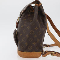 Louis Vuitton Vintage Montsouris Backpack Monogram Canvas Brown Canvas Backpack Bag (Authentic Pre-Loved)