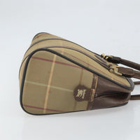 Burberry Nova Handbag Canvas Beige Canvas Handbag (Authentic Pre-Loved)