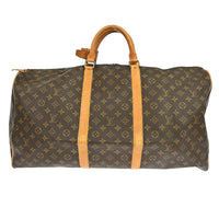 Louis Vuitton Louis Vuitton Keepall Bag Monogram Canvas Brown Canvas Travel Bag Bag (Authentic Pre-Loved)