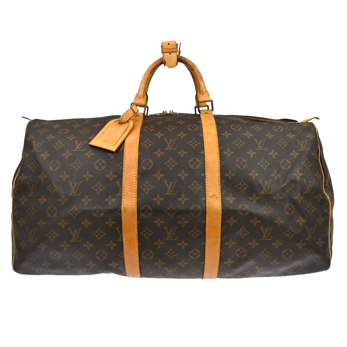 Louis Vuitton Louis Vuitton Keepall Bag Monogram Canvas Brown Canvas Travel Bag Bag (Authentic Pre-Loved)