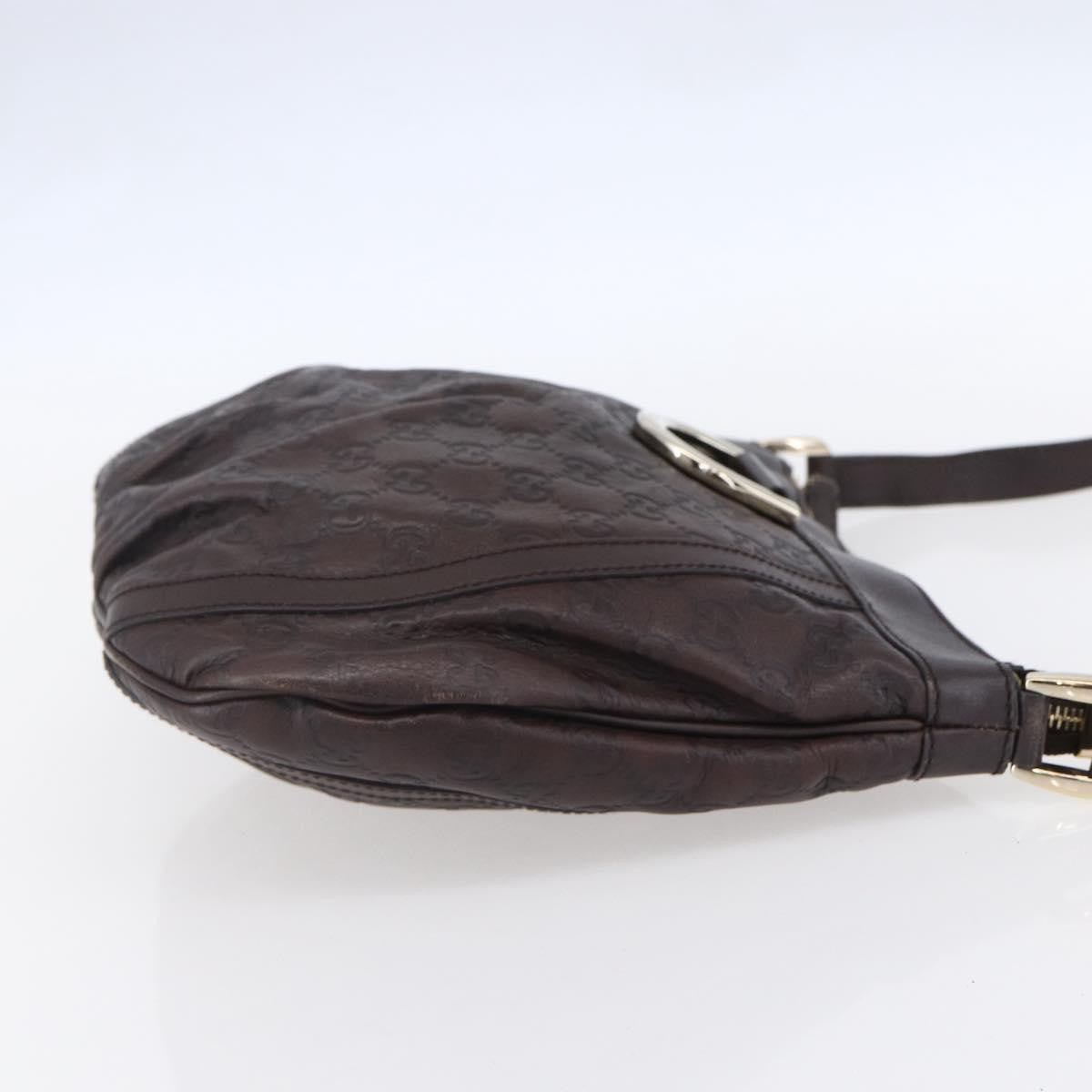 Gucci D Ring Messenger Bag Guccissima Leather Burgundy Leather Shoulder Bag Bag (Authentic Pre-Loved)
